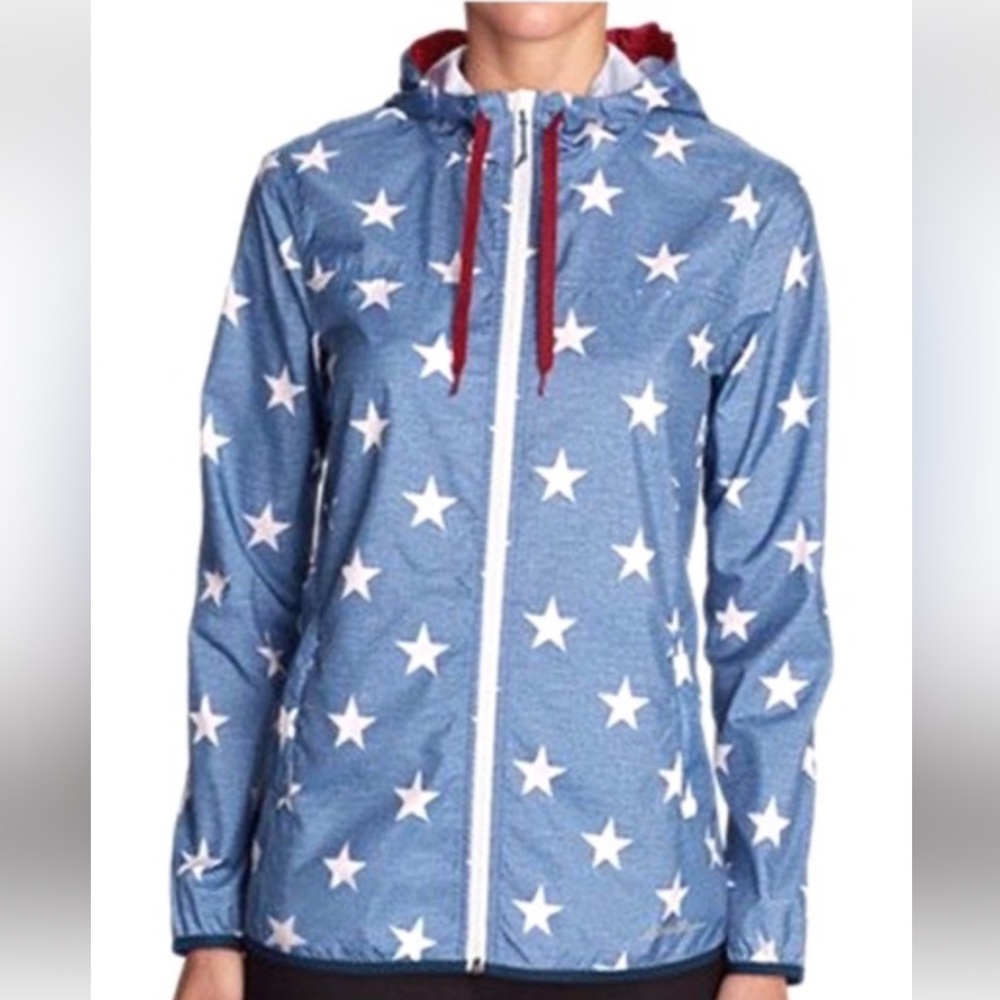 Eddie Bauer Star Print Momentum Jacket - Picture 3 of 9
